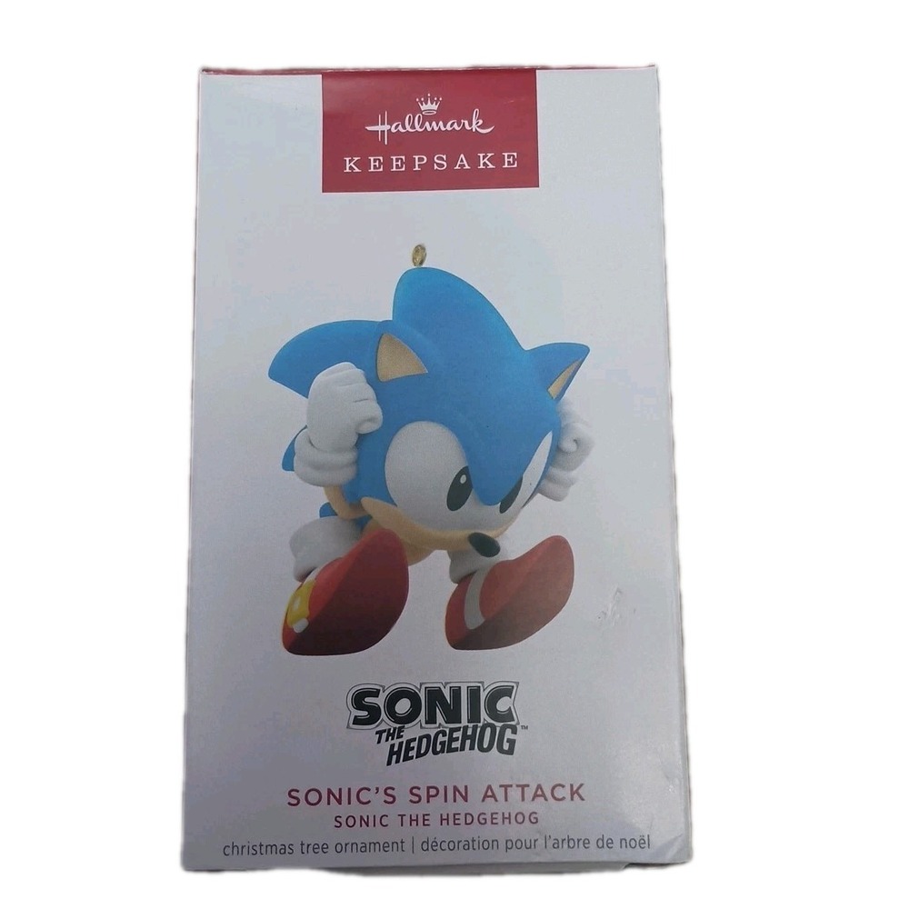 Hallmark 'Sonic's Spin Attack' From Sonic The Hedgehog 2023 Ornament New In Box